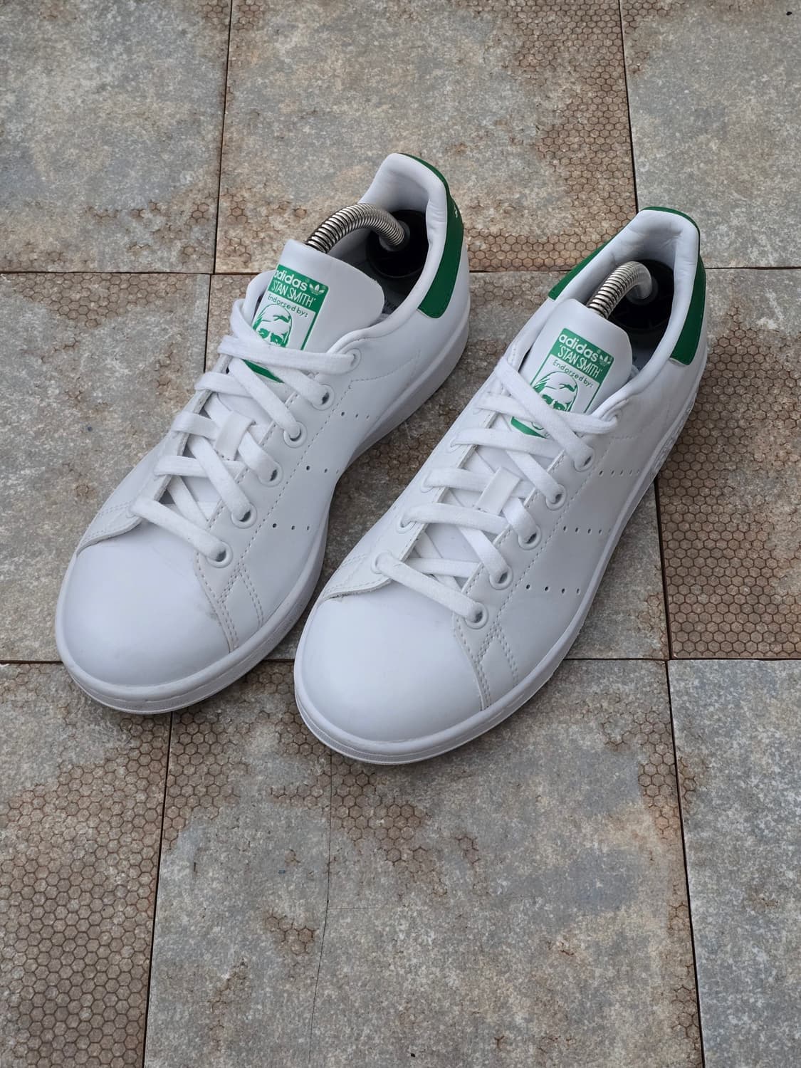 (230)아디다스 스탠스미스 화이트 그린 상품이미지1