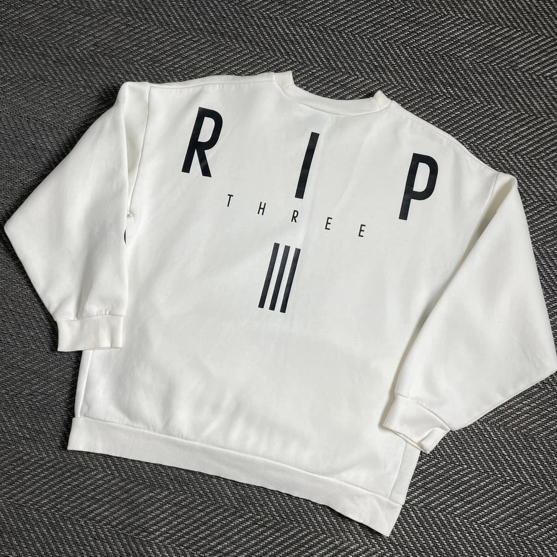 아디다스 stripes 빅로고 박시핏 스웻 셔츠 y 4847 상품이미지1