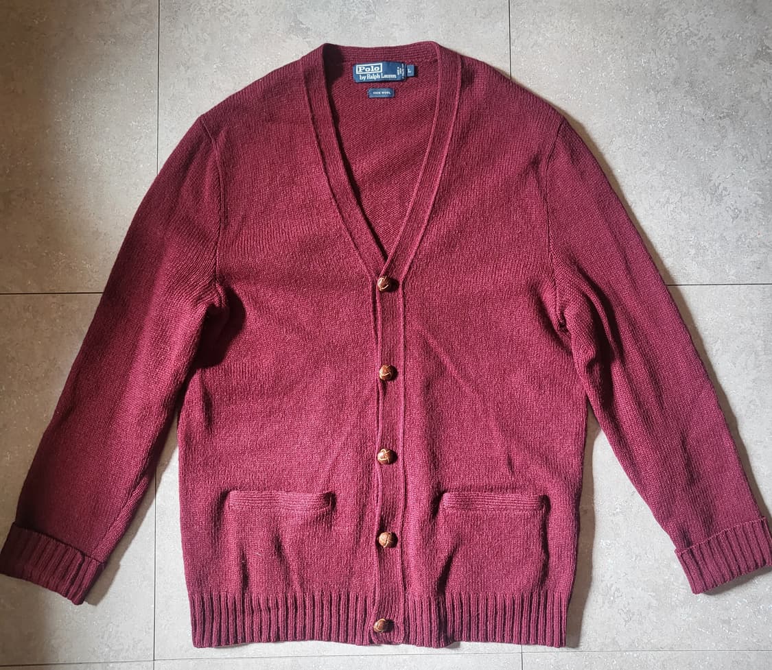 폴로 랄프로렌 남성 울 가디건 L 상품이미지1