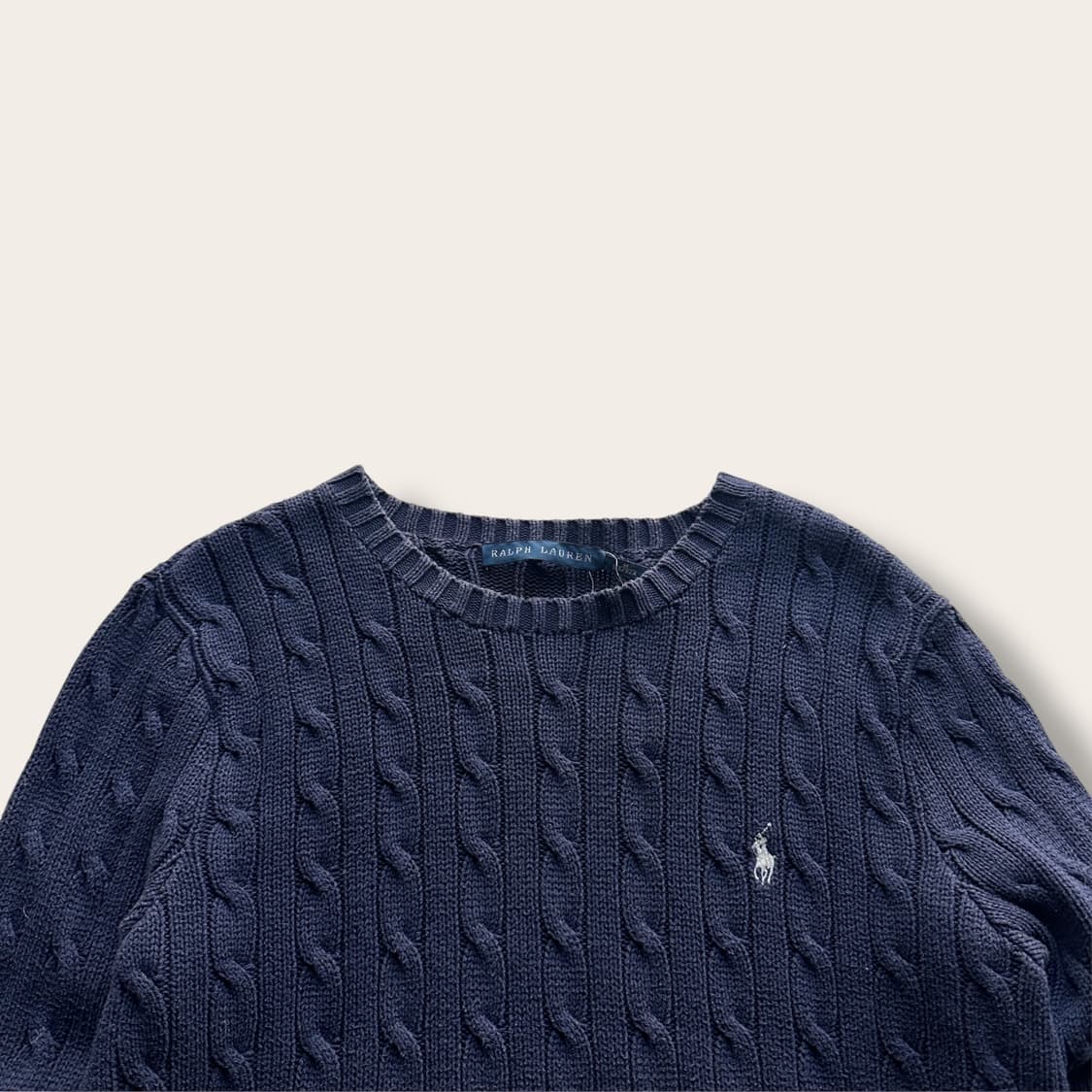 폴로 랄프로렌 네이비 케이블 여성 니트 상품이미지2