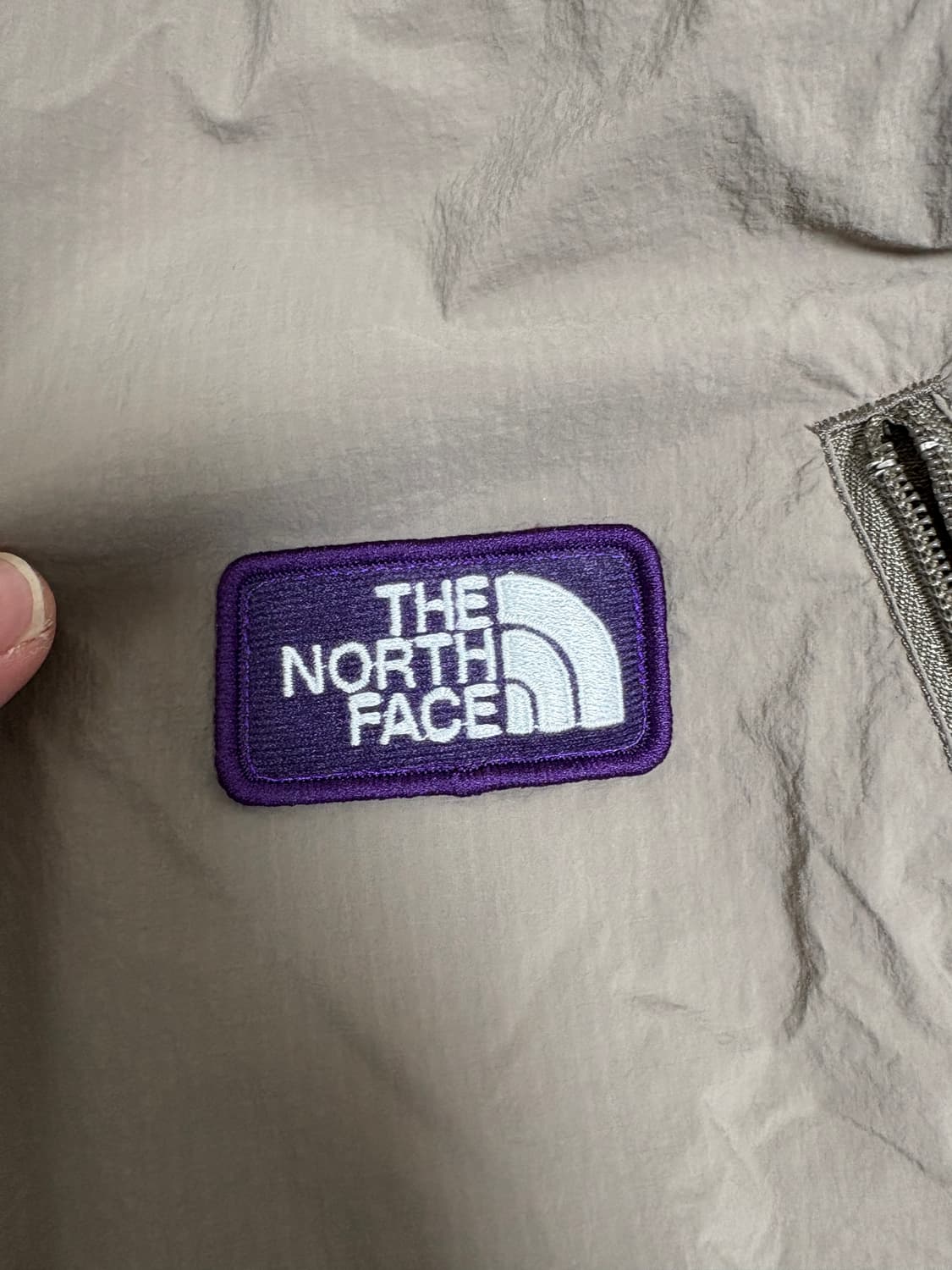 노스페이스 퍼플라벨 나나미카 나일론 립스탑 가디건 자켓 베이지 S 상품이미지3