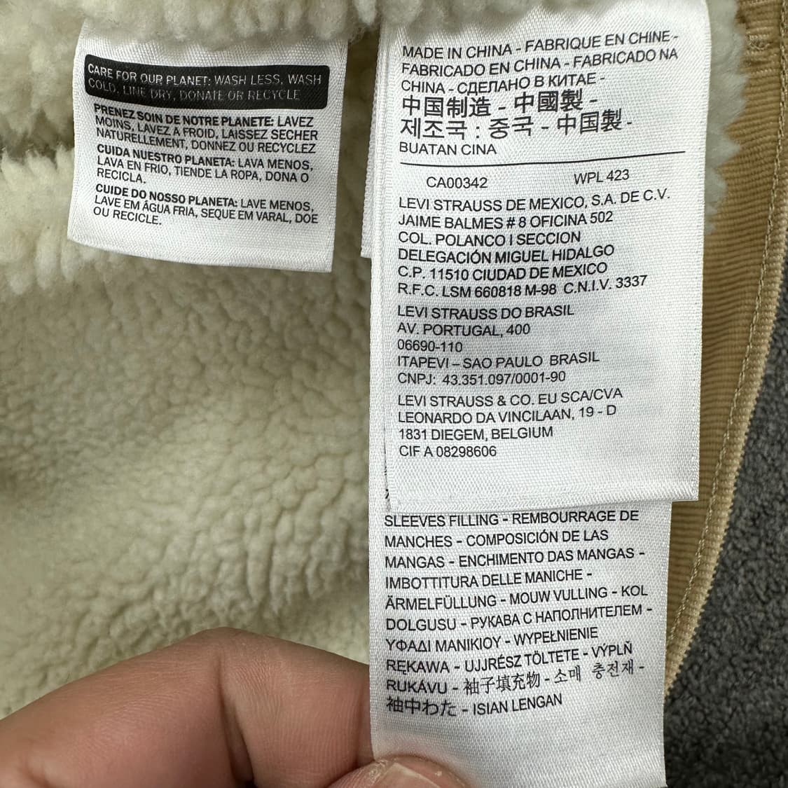 리바이스 코듀로이 양털자켓 상품이미지4