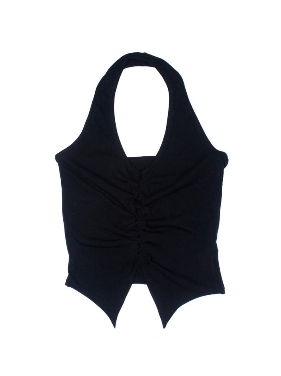 Taae 슬릿 홀터넥 슬리브리스 나시 상품이미지1