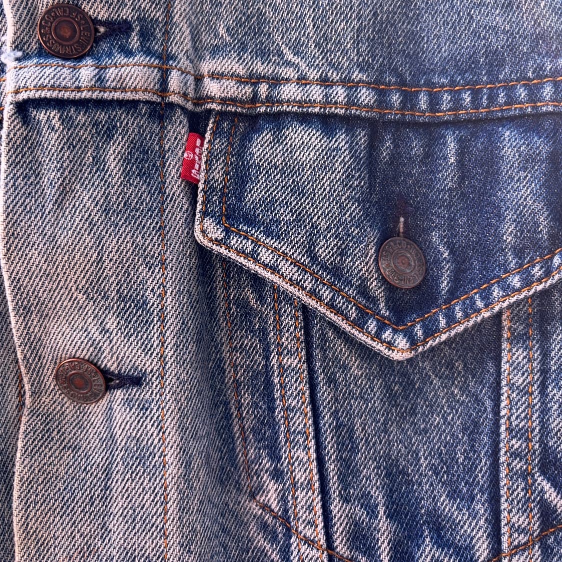 80s USA 리바이스 Levi’s 70506 데님 트러커 자켓 상품이미지5