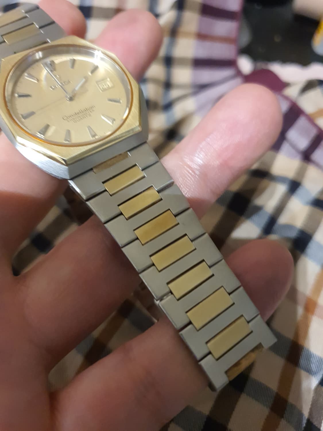 오메가 컨스틸레이션 14k 콤비 상품이미지3