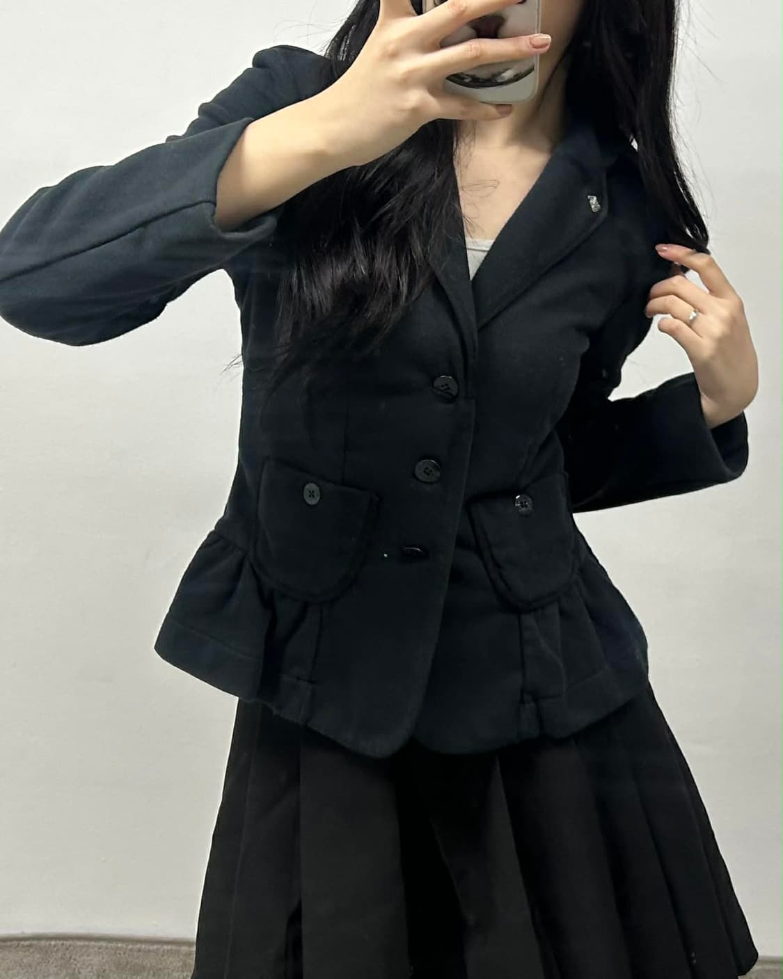 [M] 아르마니 진스 3B 코튼 블레이져 자켓 상품이미지3