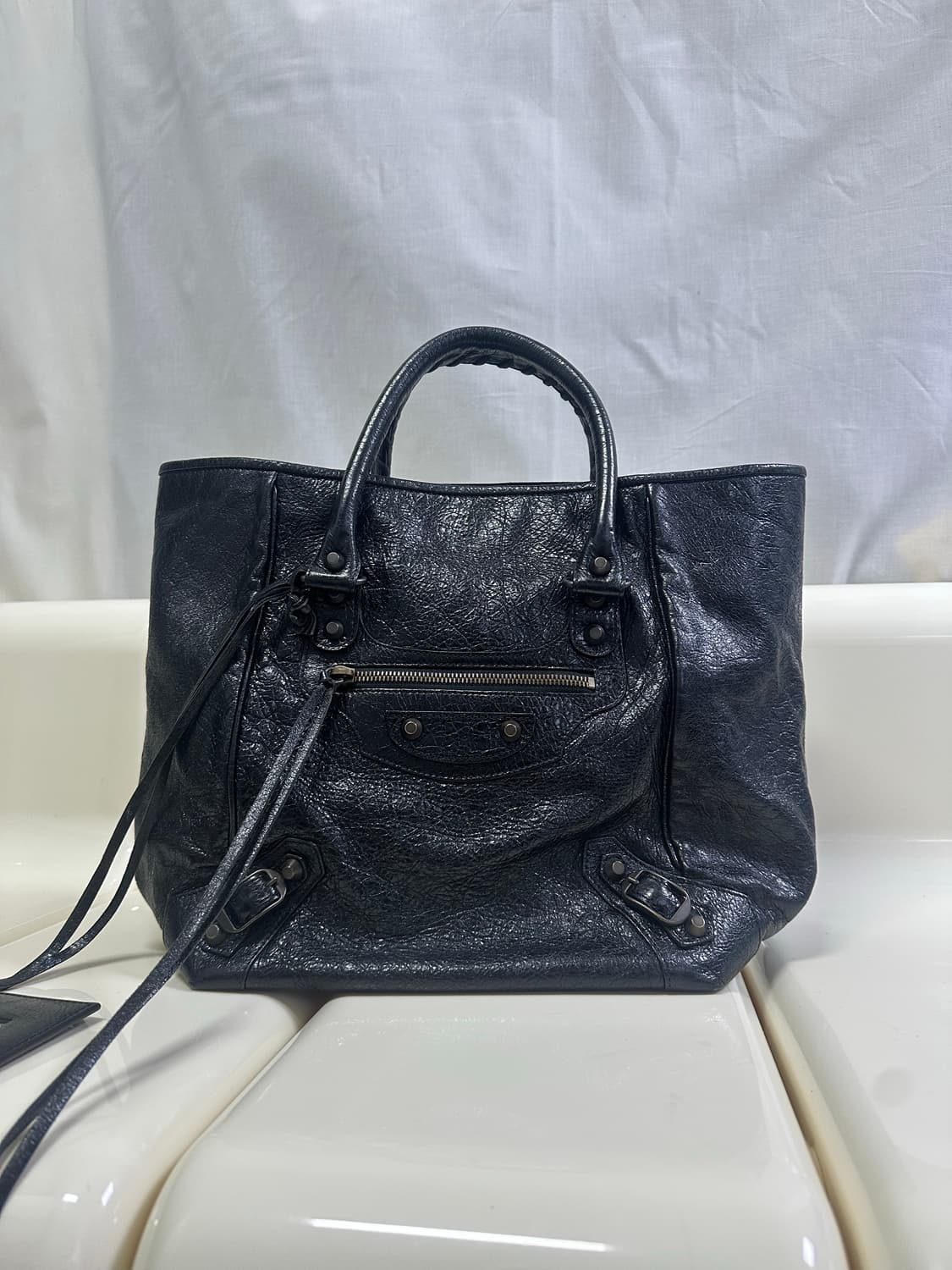 [A 정품] 발렌시아가 시티 모터백 선데이 상품이미지1