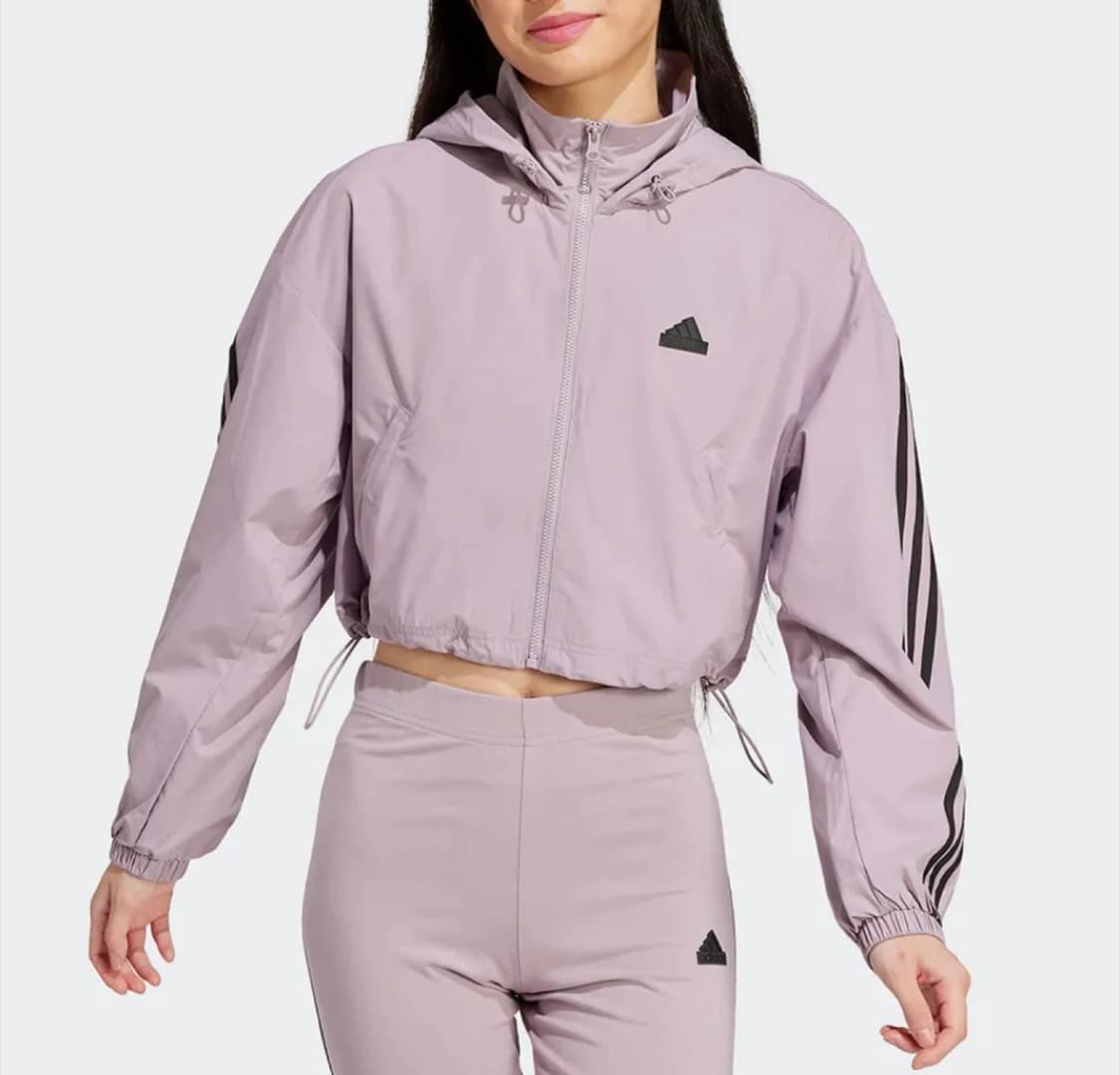아디다스 | 3S 우븐 윈드브레이커, 퍼플, M사이즈 상품이미지1