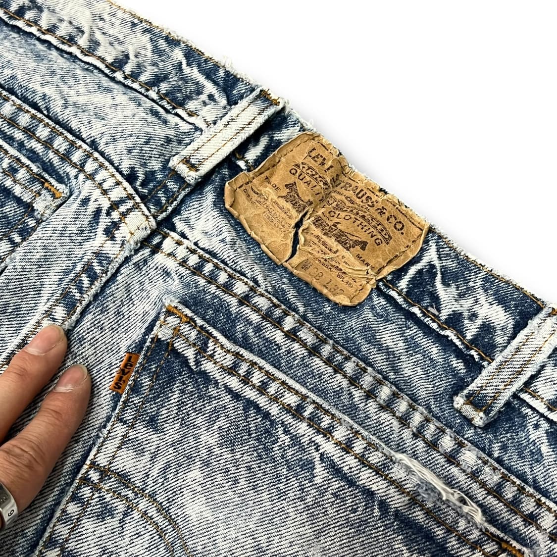  USA 리바이스 오렌지탭 돌청 데님팬츠 y13971 상품이미지7