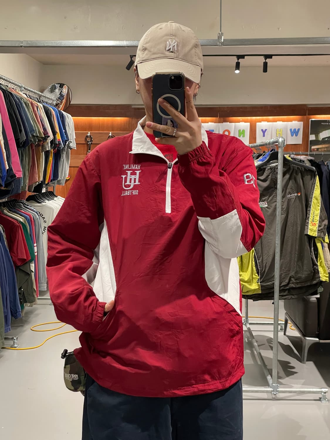 러셀 반집업 바람막이 웜업   상품이미지1