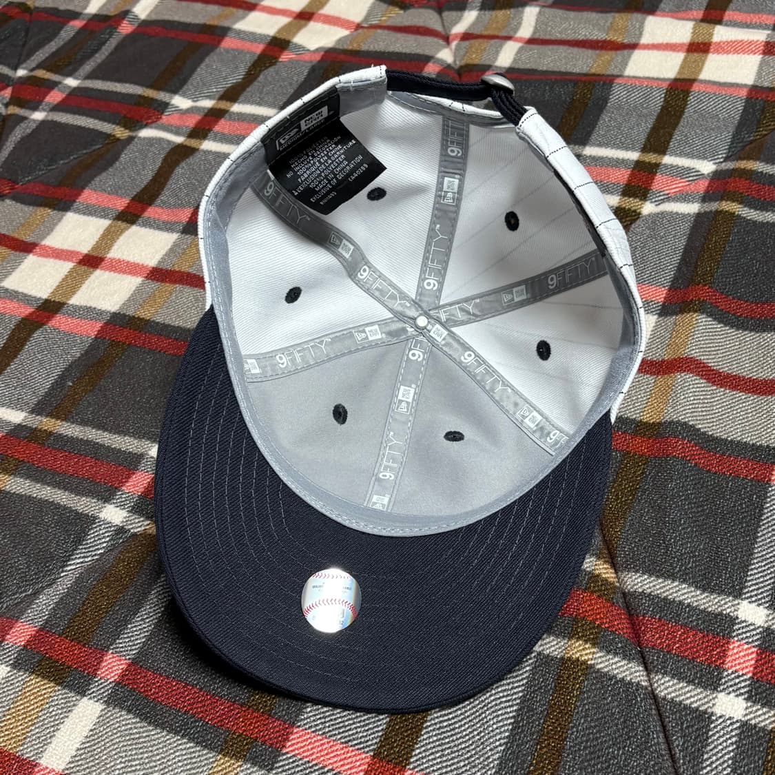 뉴에라x비이커 9FIFTY 스트라이프 캡 뉴욕양키스 상품이미지5