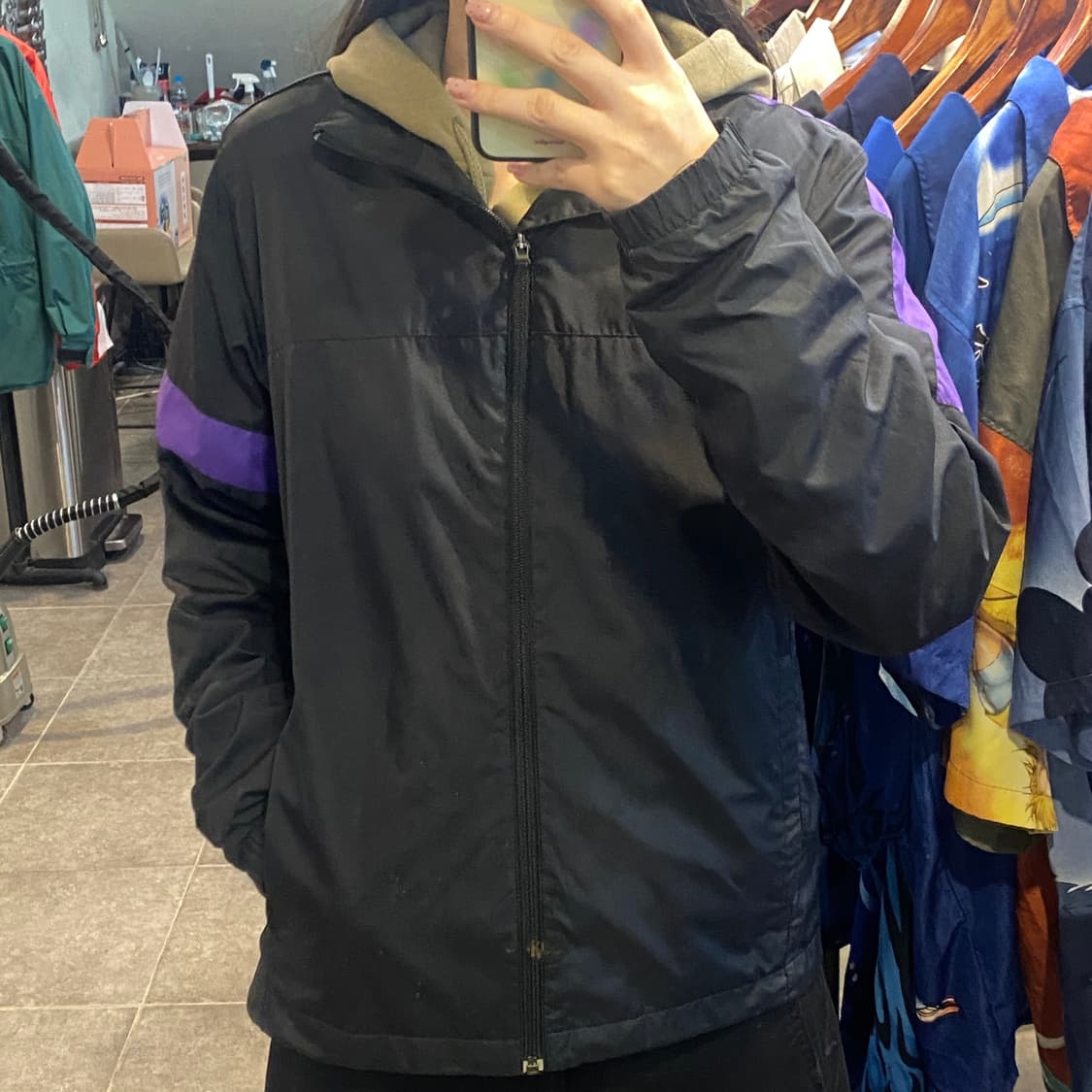 [NO.9] Nike 블랙 바람막이 상품이미지1