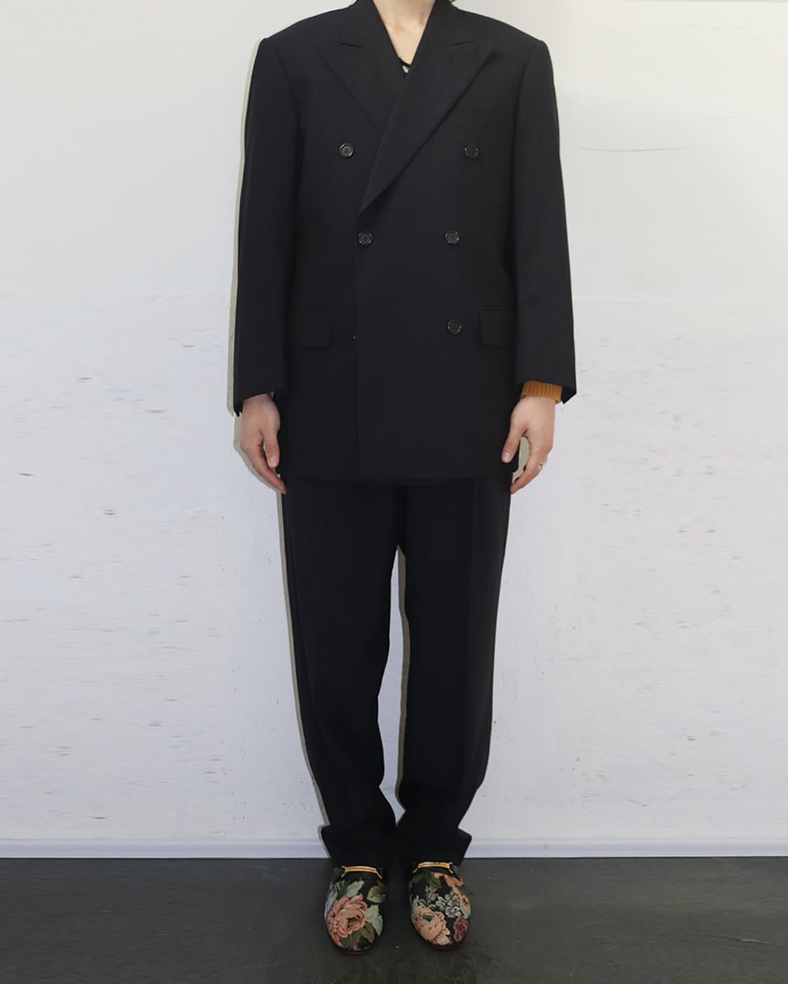 발렌티노 우모 초기 90s 스트라이프 수트 셋업 상품이미지1