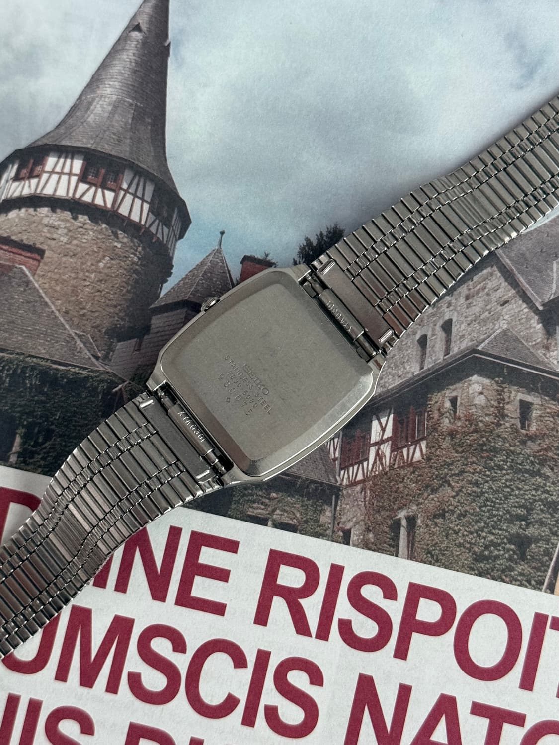 세이코 Seiko 쿼츠 스퀘어 상품이미지3