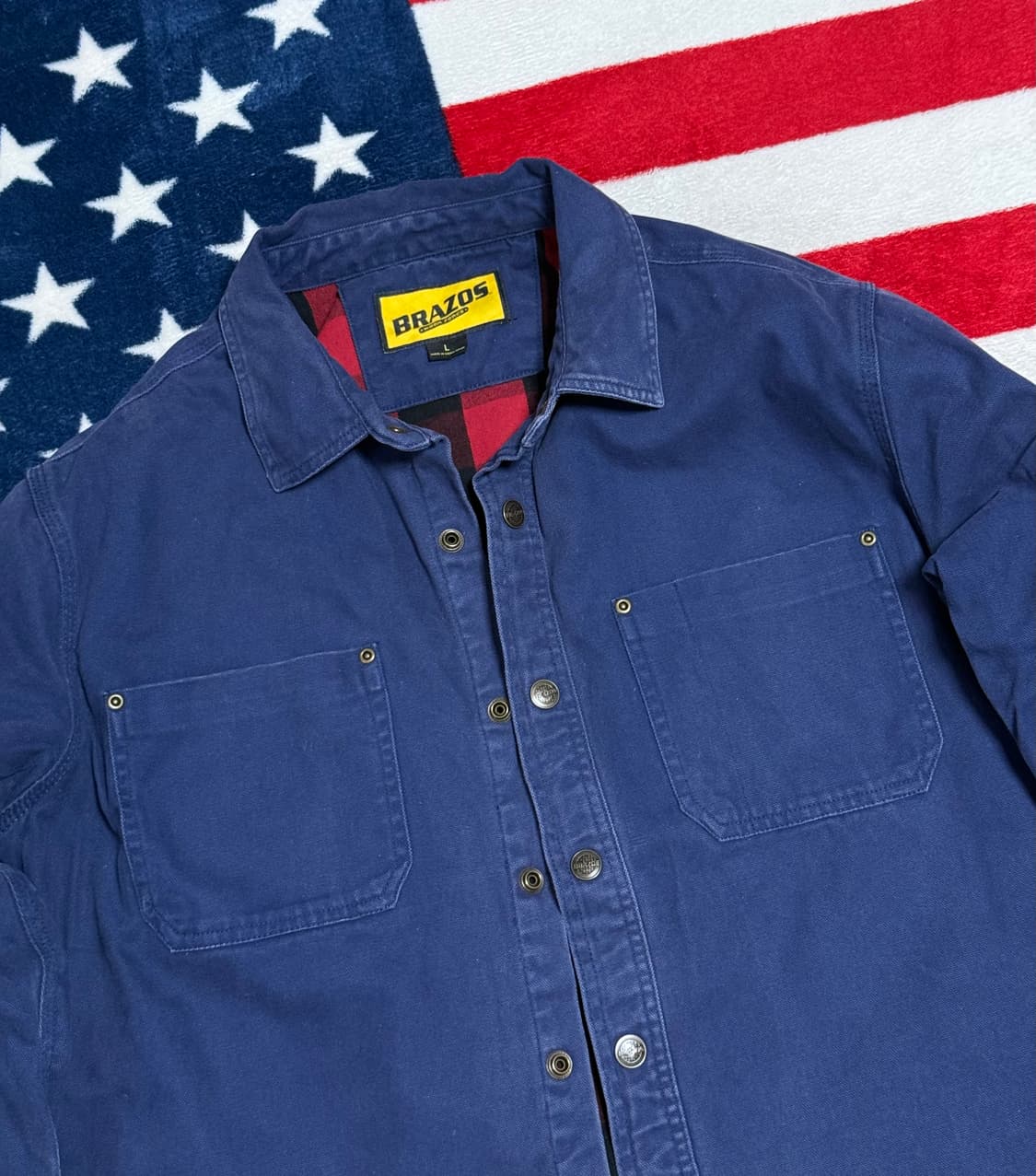 BRAZOS 덕캔버스워크자켓 빈티지 work jacket 워크웨어 상품이미지5