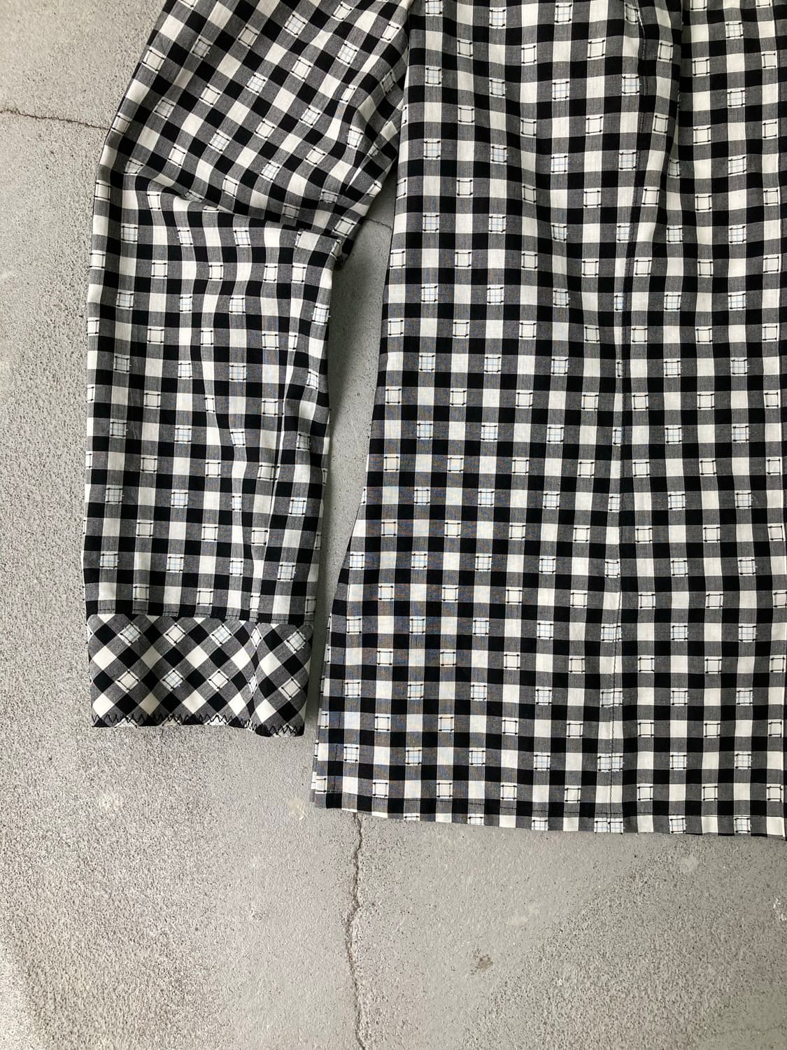 black gingham check shirt 상품이미지3