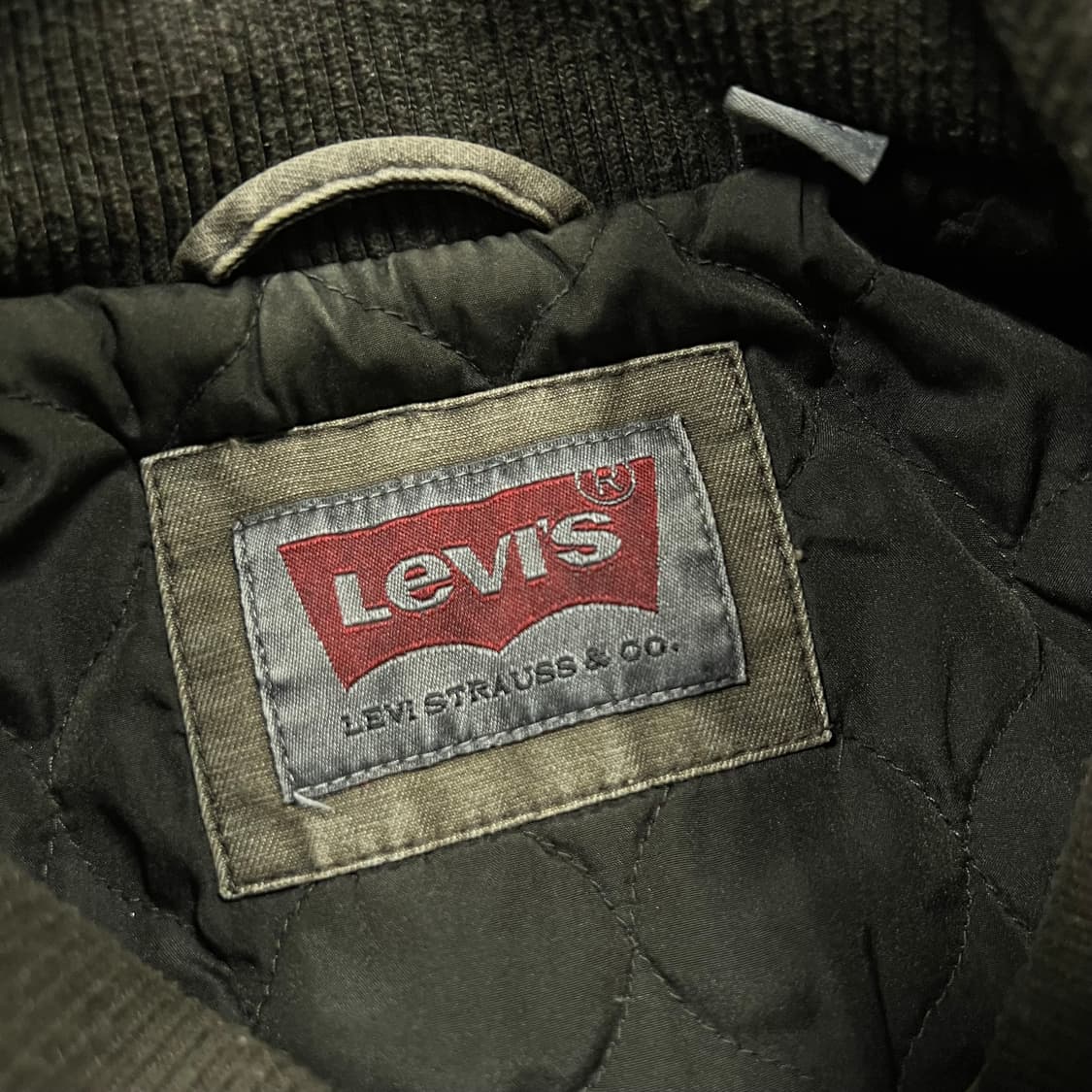 리바이스 카키 집업 자켓 상품이미지5