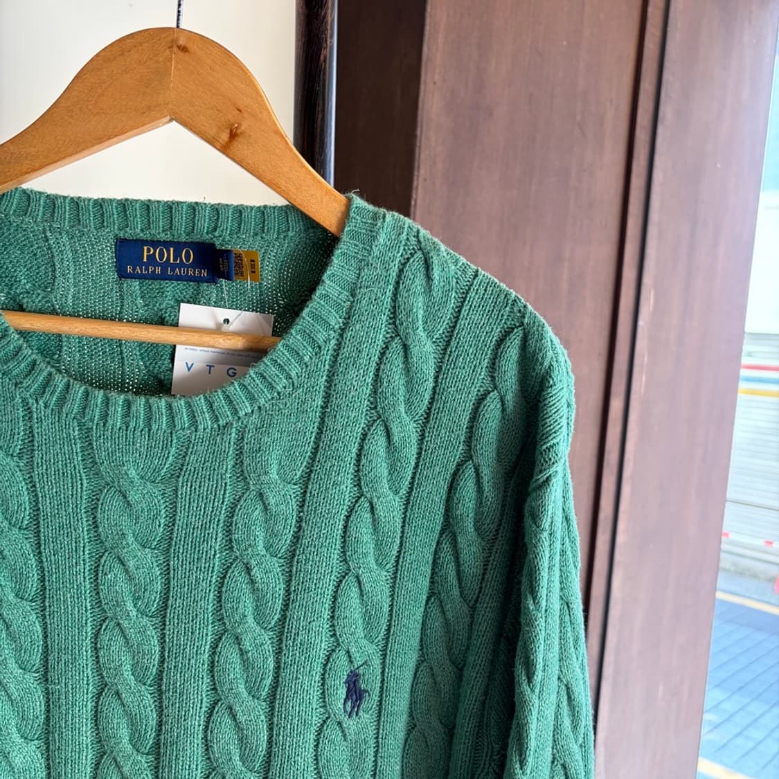 15297 - 폴로 랄프로렌 그린 케이블 니트 상품이미지3
