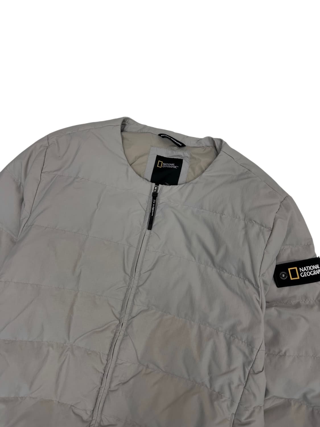 내셔널지오그래픽 덕다운 경량패딩 웜그레이 (2XL) 상품이미지2