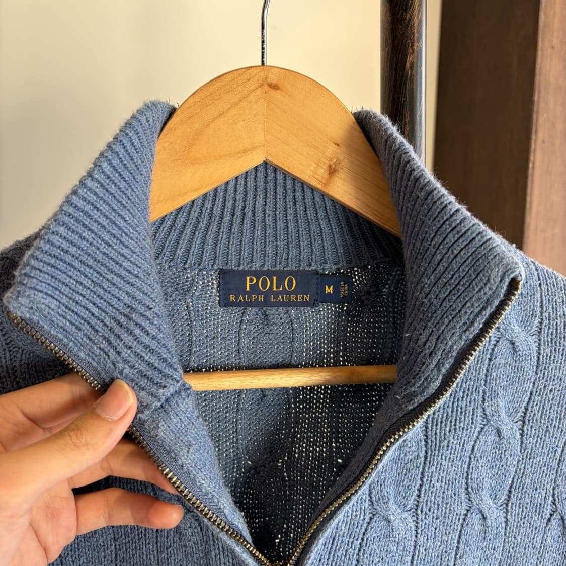 15287 - 폴로 랄프로렌 케이블 반집업 니트 상품이미지6