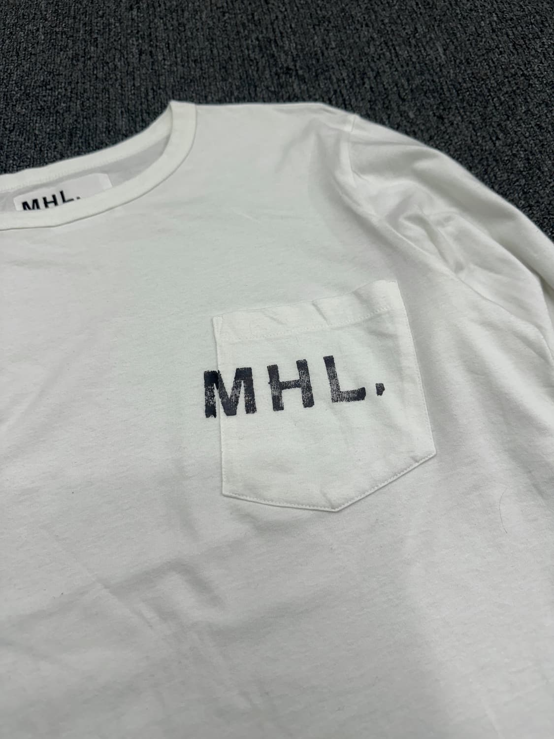 M) MHL 마가렛 호웰 슬림 롱슬리브 긴팔티 상품이미지3
