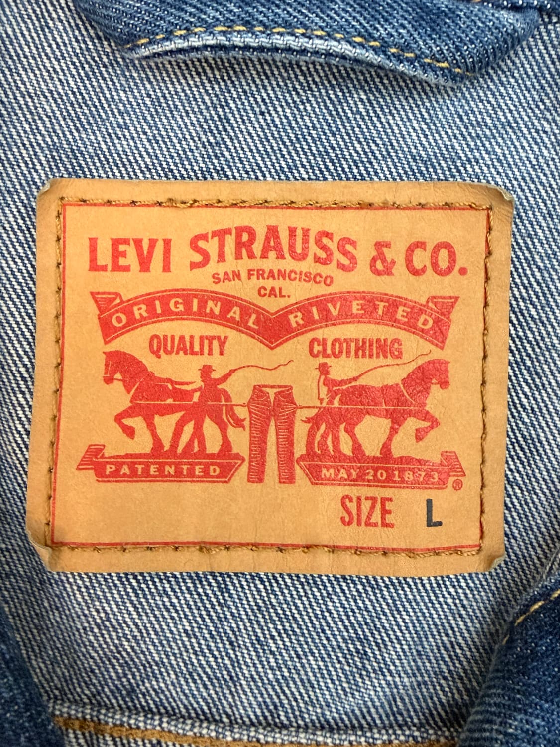 리바이스 트러커 자켓 중청 타입3 L 새상품 상품이미지4