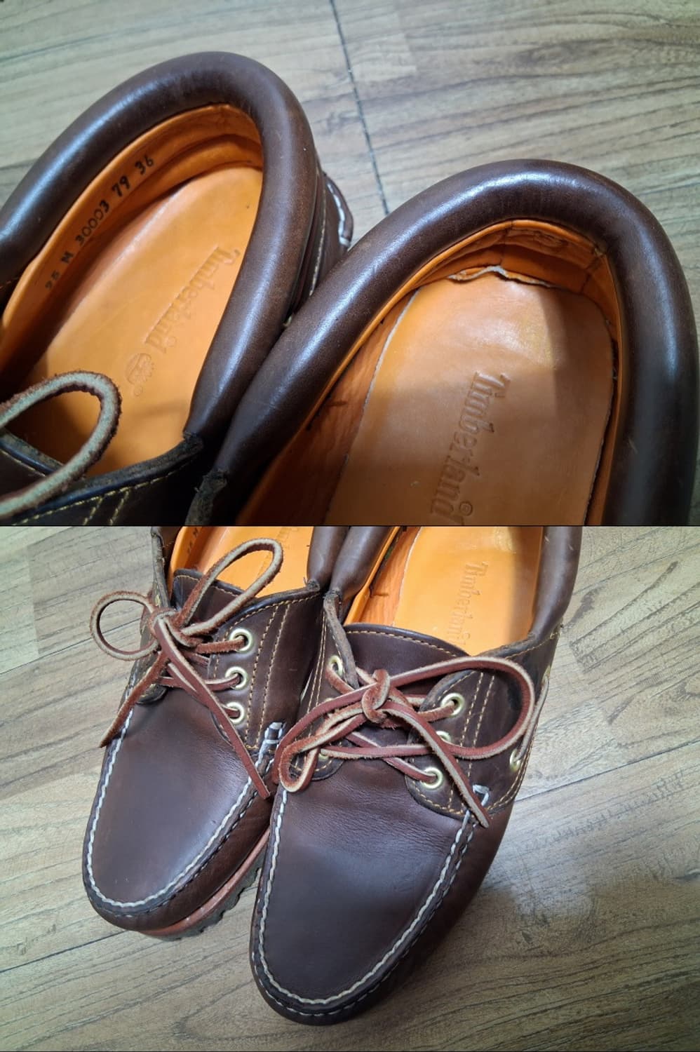 팀버랜드 3아이 보트슈즈 남성 250mm 상품이미지4