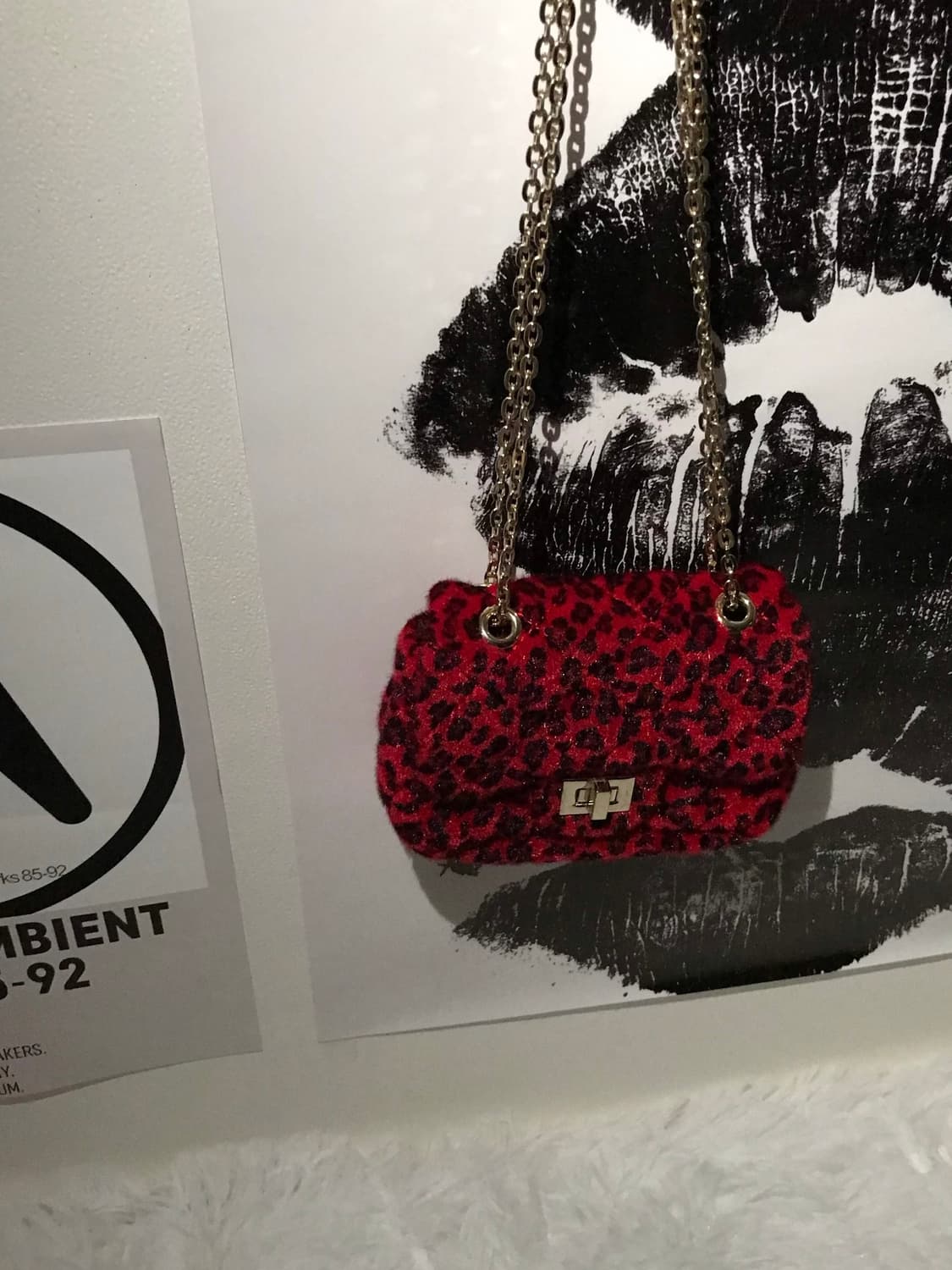 red leopard mini cross bag 상품이미지2