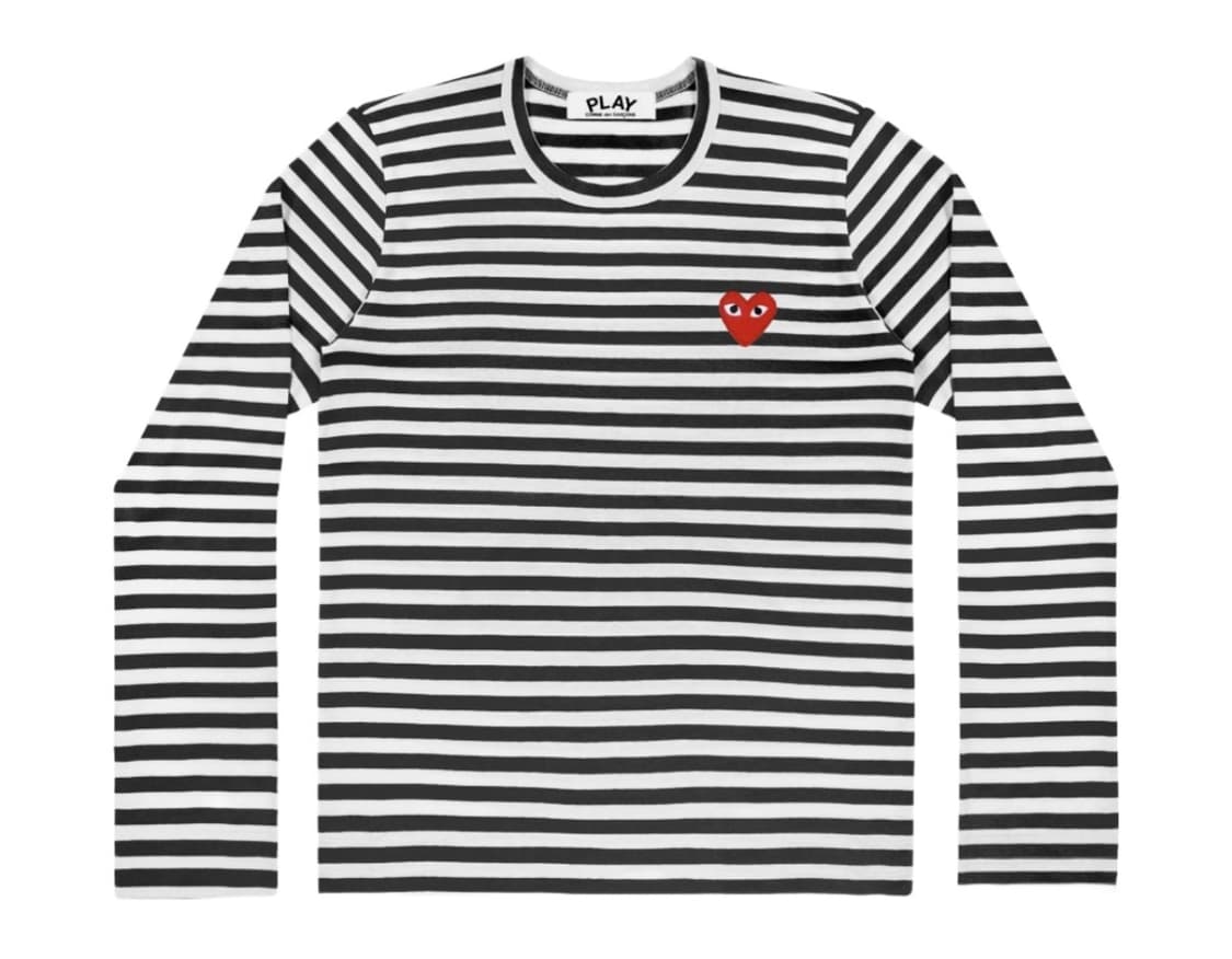 꼼데가르송 스트라이프 롱슬리브 상품이미지1