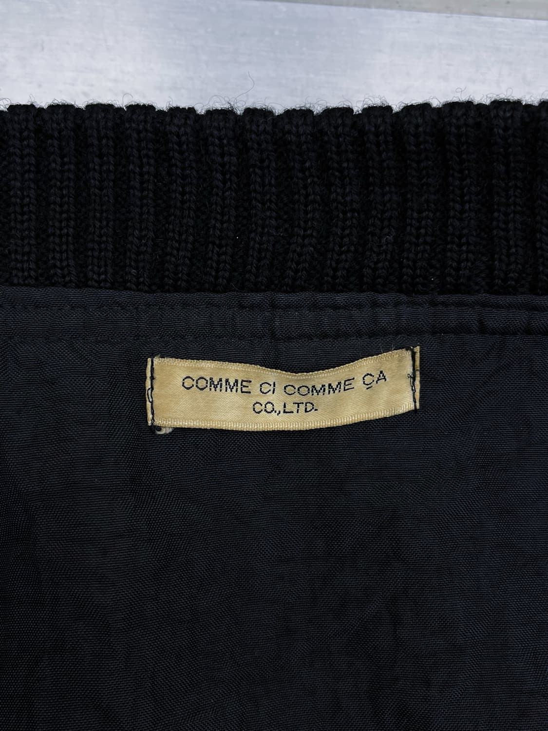 Comme Ci Comme Ca 90s 리버시블 나일론 울 자켓 상품이미지8