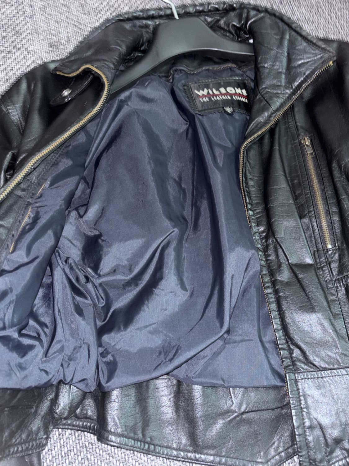빈티지 레더자켓 윌슨레더 상품이미지3