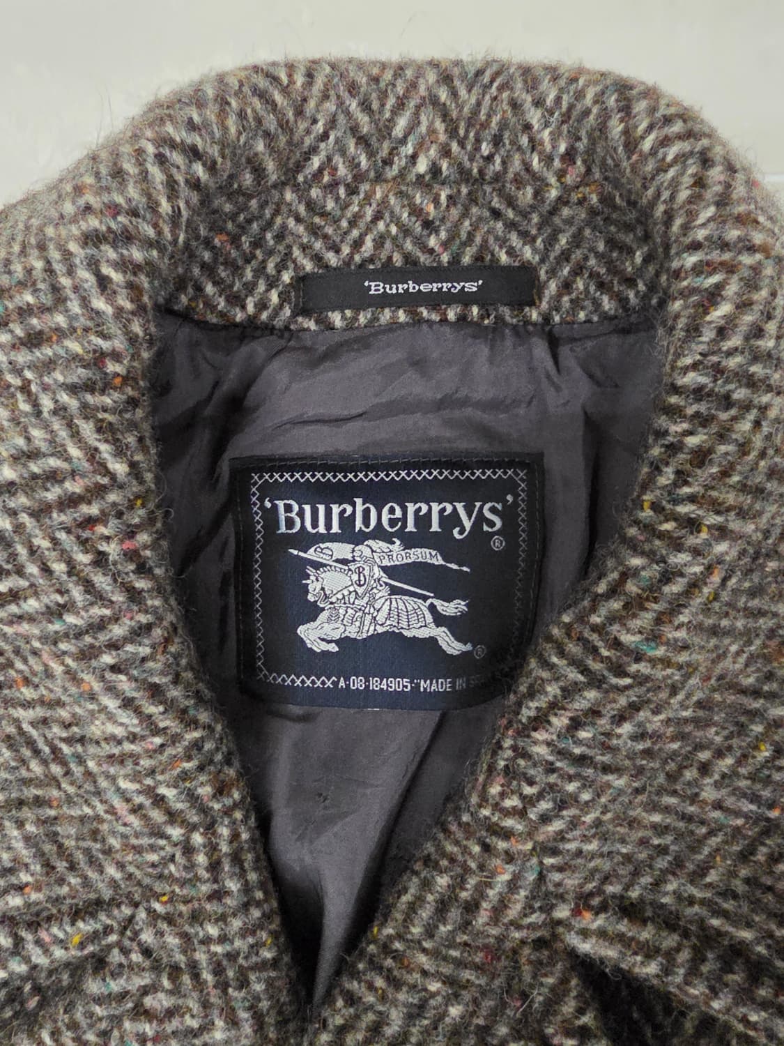 버버리 더블브레스트 트위드 코트 상품이미지7