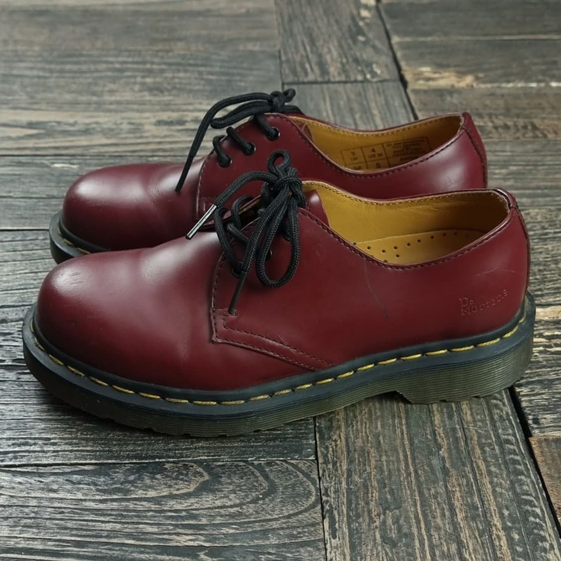 [닥터마틴] 1461 3홀 워커 더비 슈즈 체리레드 M19380 상품이미지4
