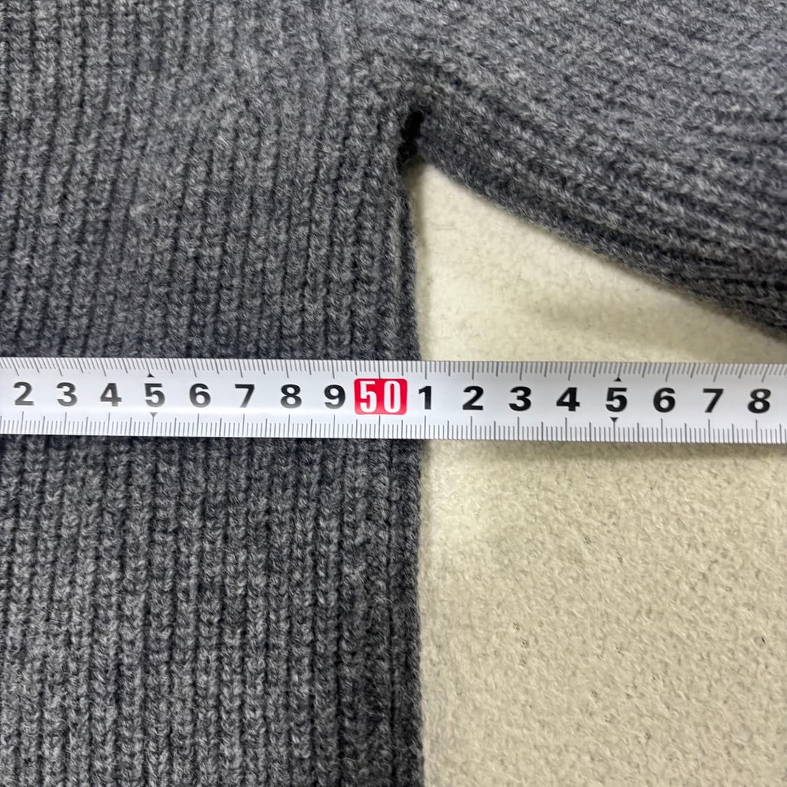 S 무신사스탠다드 울 미디엄 그레이 가디건 1205 상품이미지6