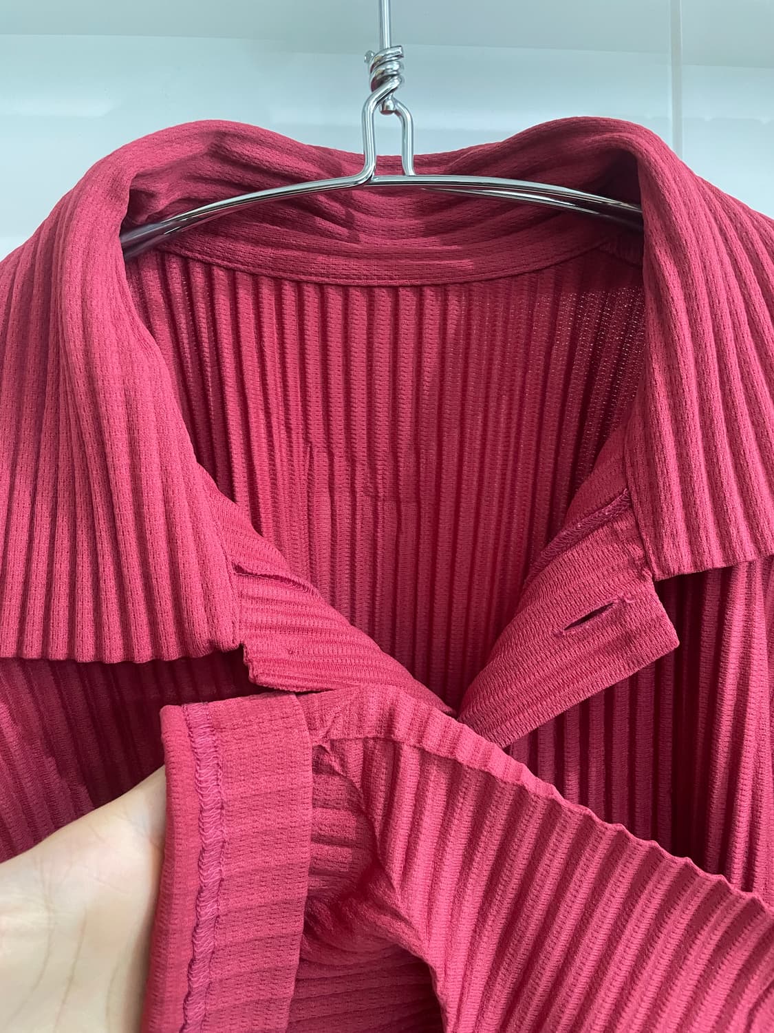 이세이미야케 옴므플리세 긴팔 카라티 상품이미지3