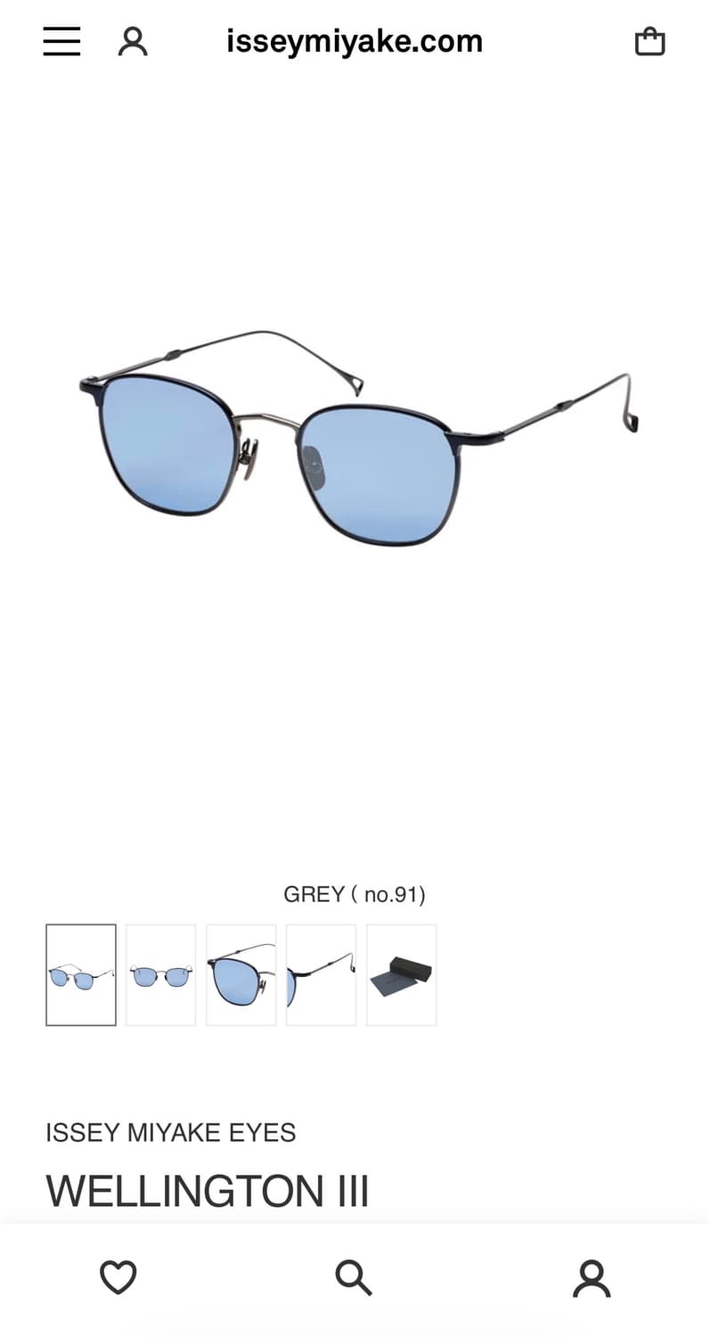 이세이 미야케 x 금자안경 티타늄 안경 0164 상품이미지6