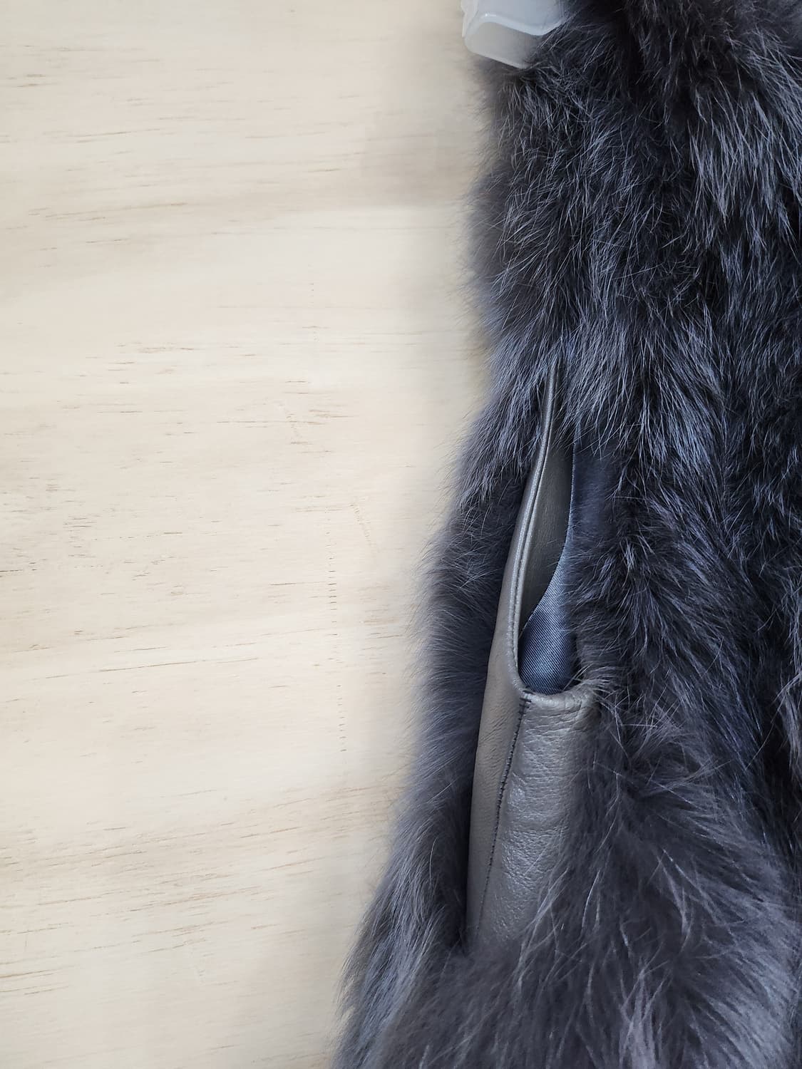 544) 제이블랑컬렉션 로얄폭스퍼 양가죽 베스트 상품이미지3