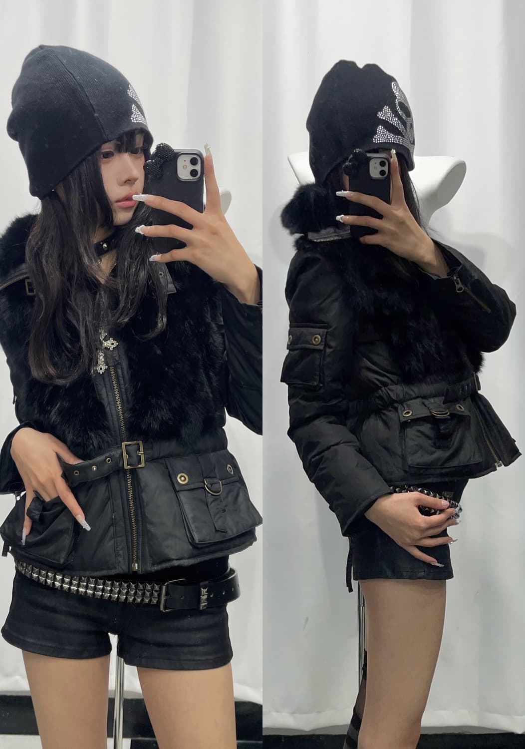 🎸블랙 퍼 패딩🎸 상품이미지1