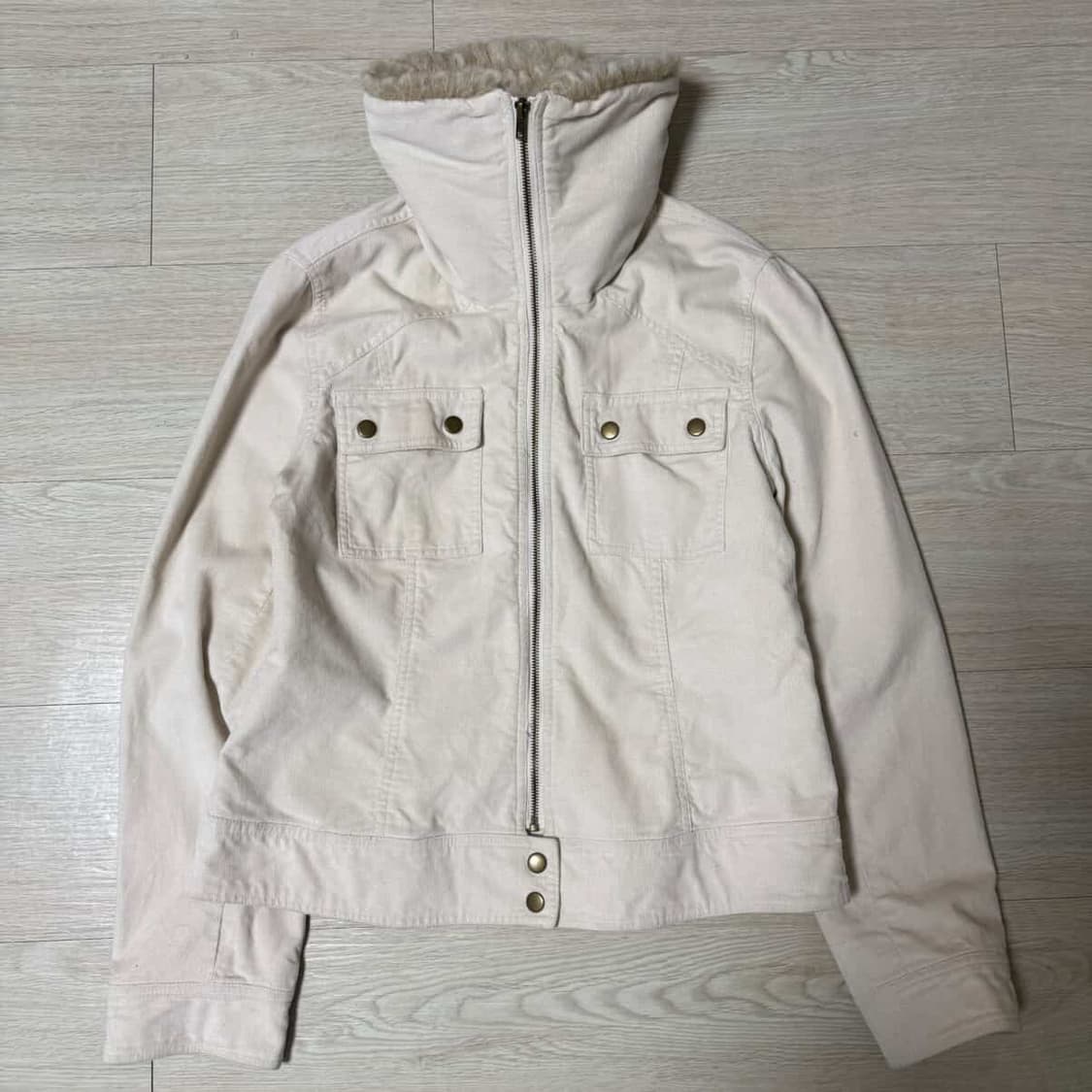 VINTAGE FULL ZIP UP BOA BLOUSON 상품이미지2