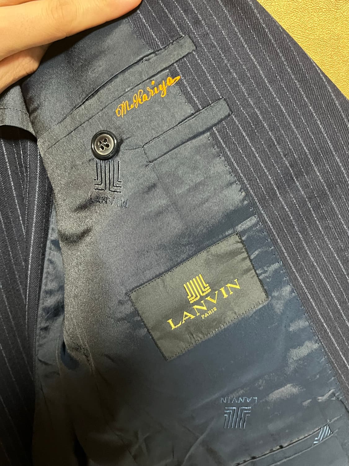 LANVIN 빈티지 남색 블레이저 자켓 상품이미지8