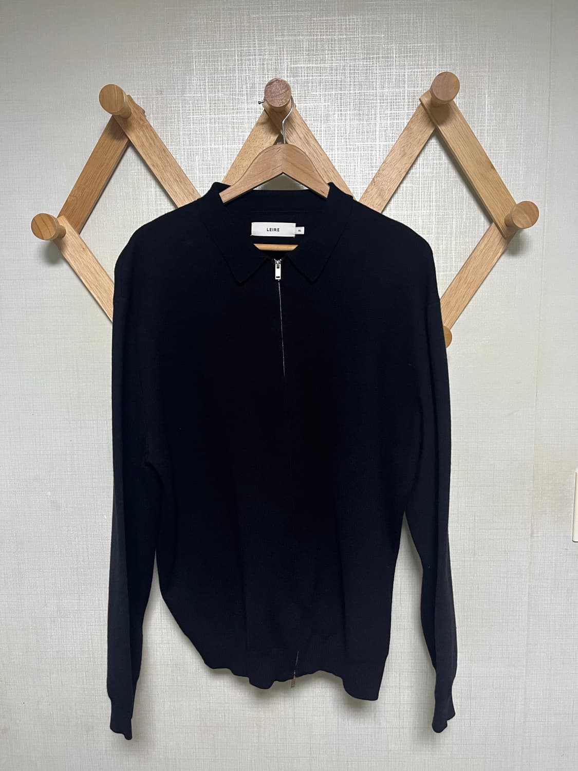 르아르 에브리데이 카라 니트 집업 상품이미지2