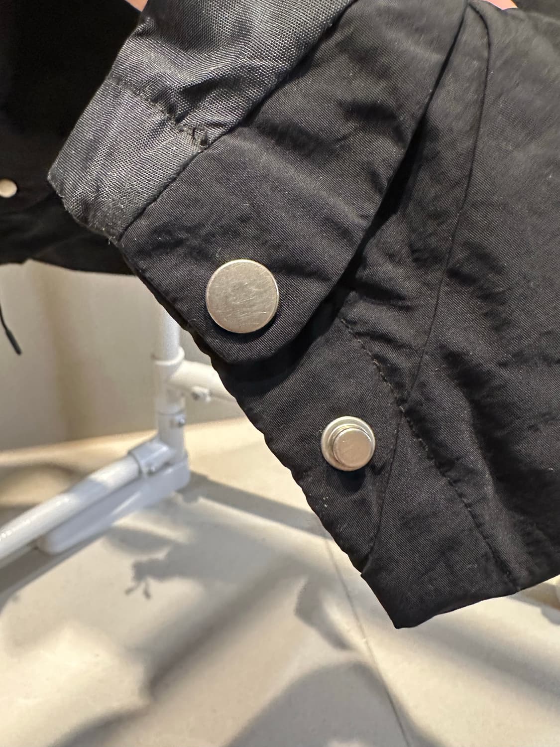 산산기어 콘트라스트 자켓 블랙 상품이미지10