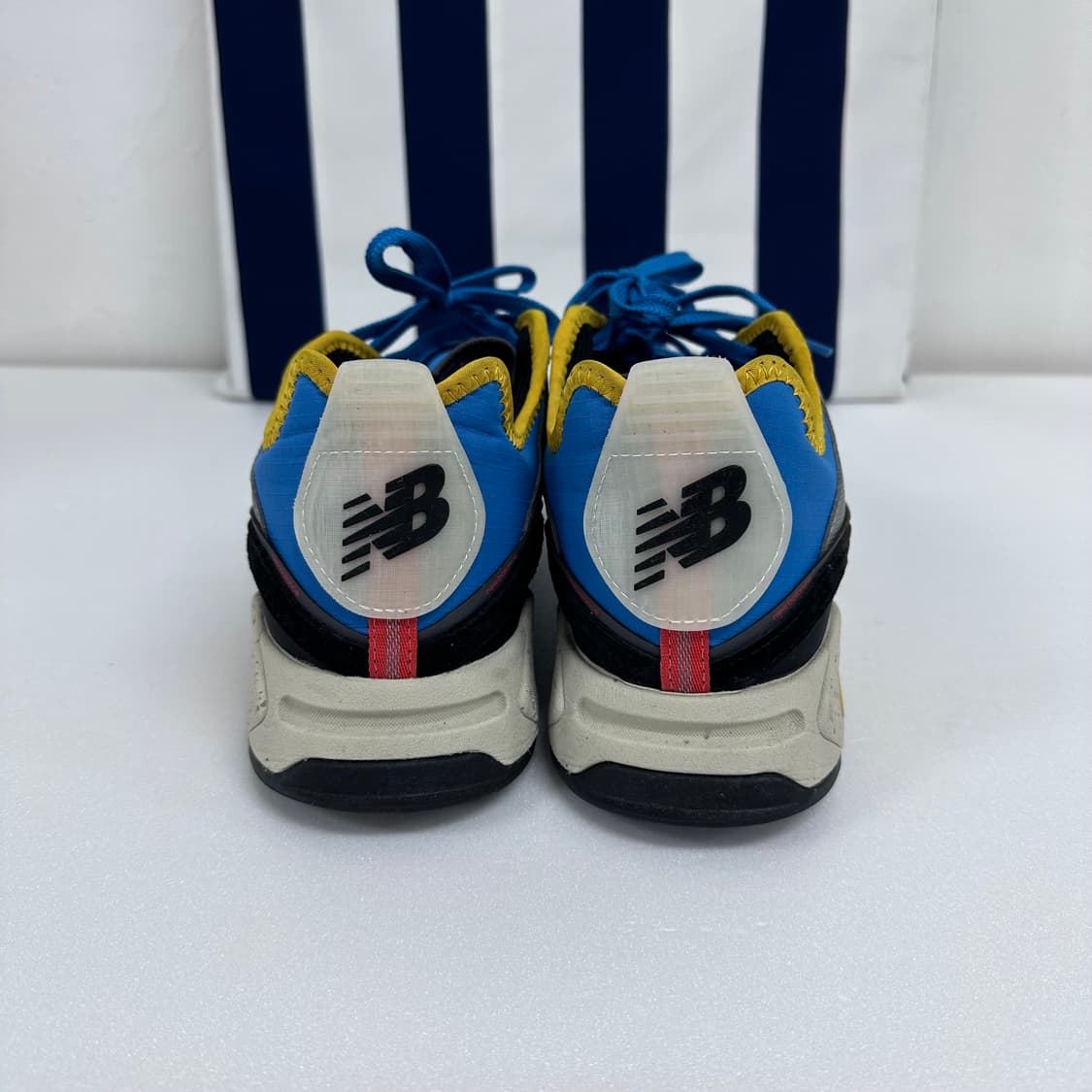 뉴발란스 XRacer 블루 스니커즈 운동화 295 상품이미지5