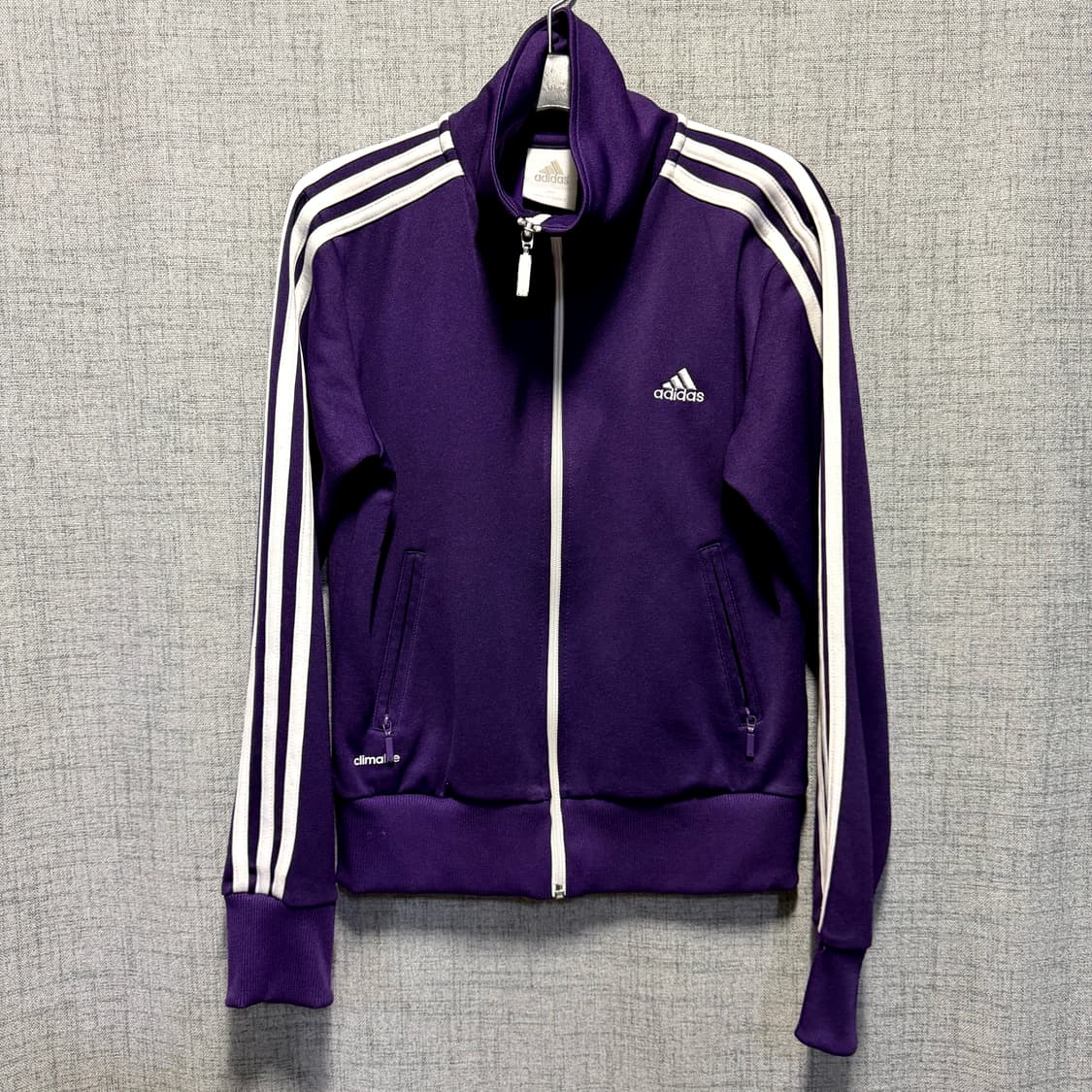 아디다스 삼선 트랙탑 퍼플 클라이마라이트 져지  상품이미지1