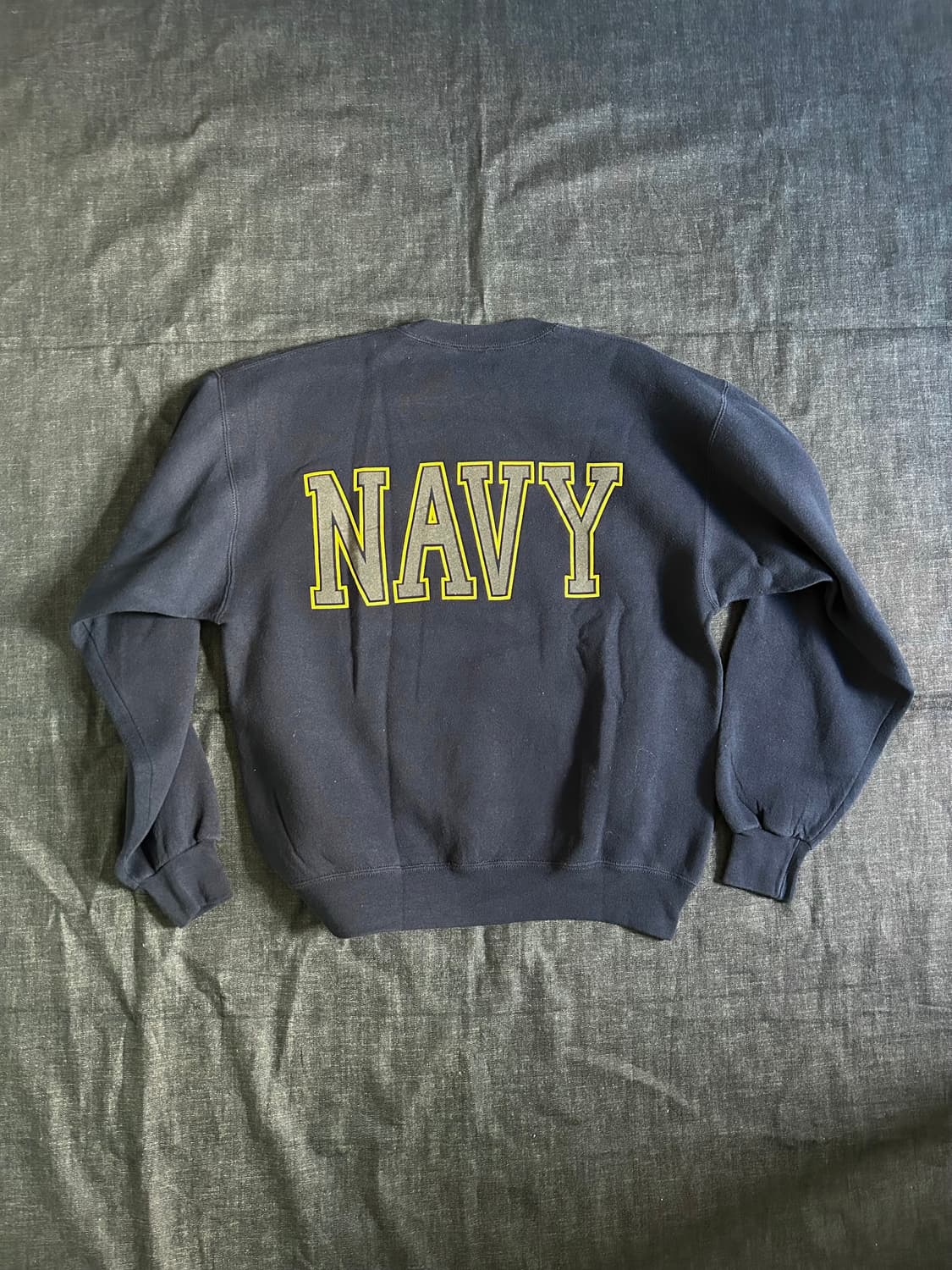 90s SOFFE 미해군 스웻셔츠 Made in USA 상품이미지6