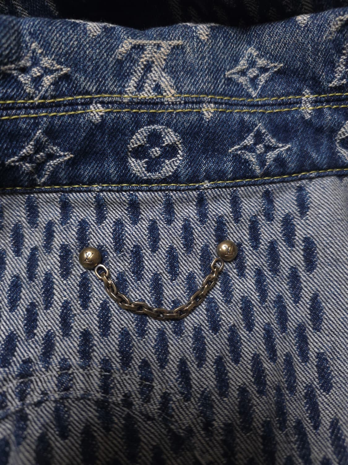 [56] 루이비통 니고 모노그램 연청 데님 트러커 자켓 상품이미지3