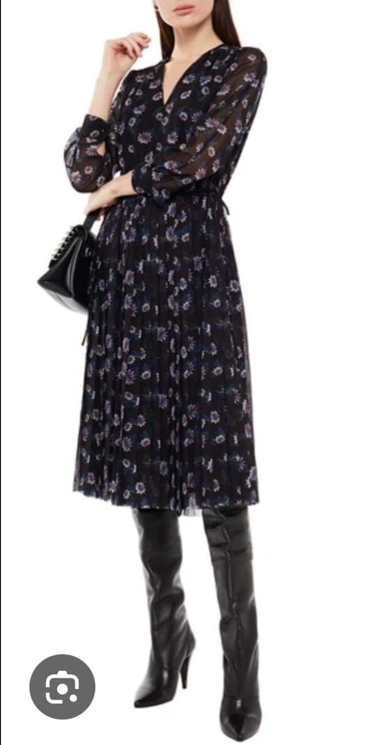 겐조 플로럴 쉬폰 롱 원피스 40사이즈 상품이미지1