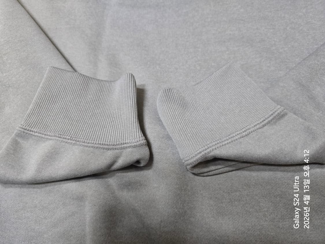 아디다스 빅로고 그레이 맨투맨 L 상품이미지7