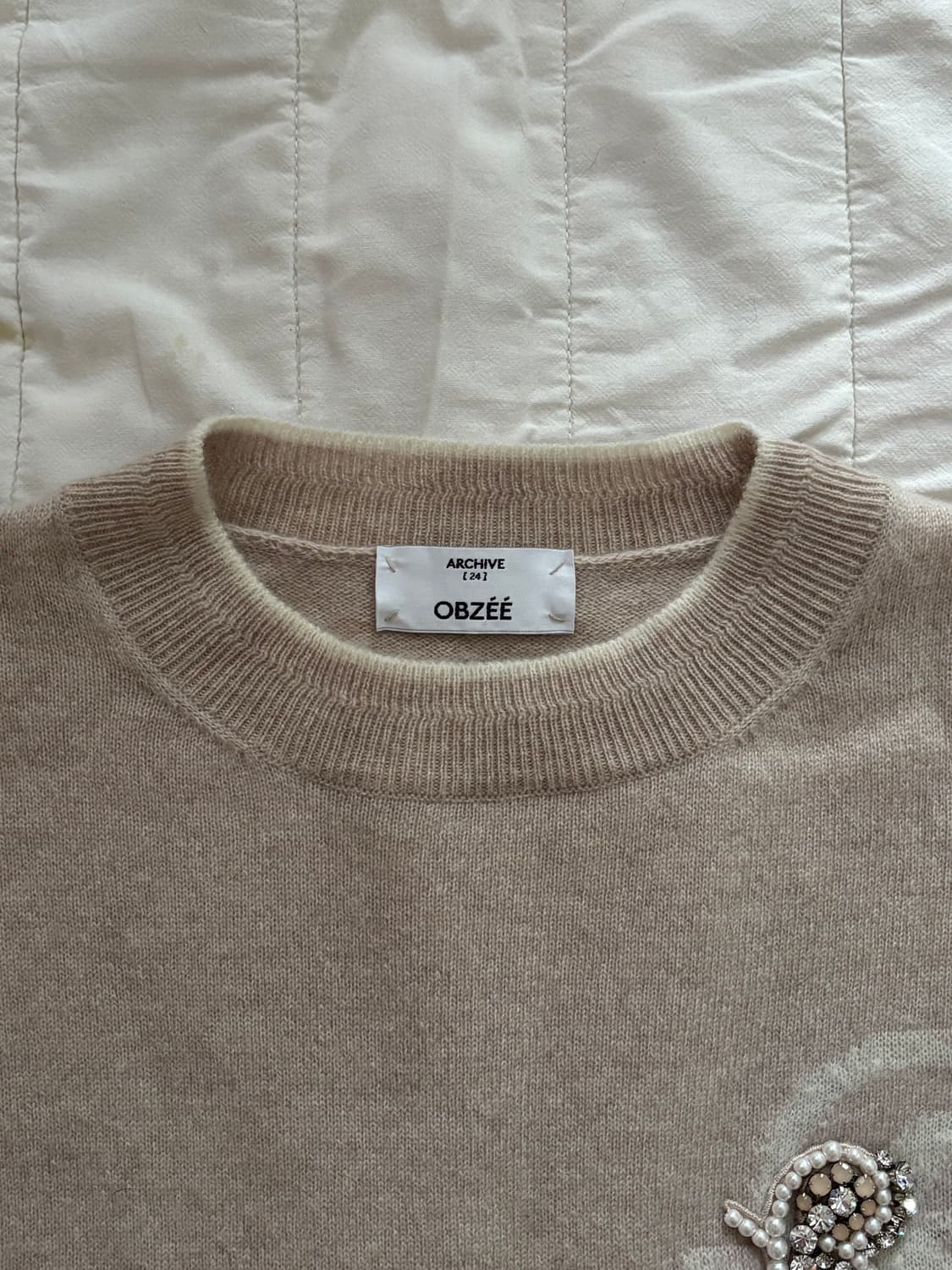 [OBZEE] 한섬오브제 니트 - 캐시미어•울•알파카 상품이미지7