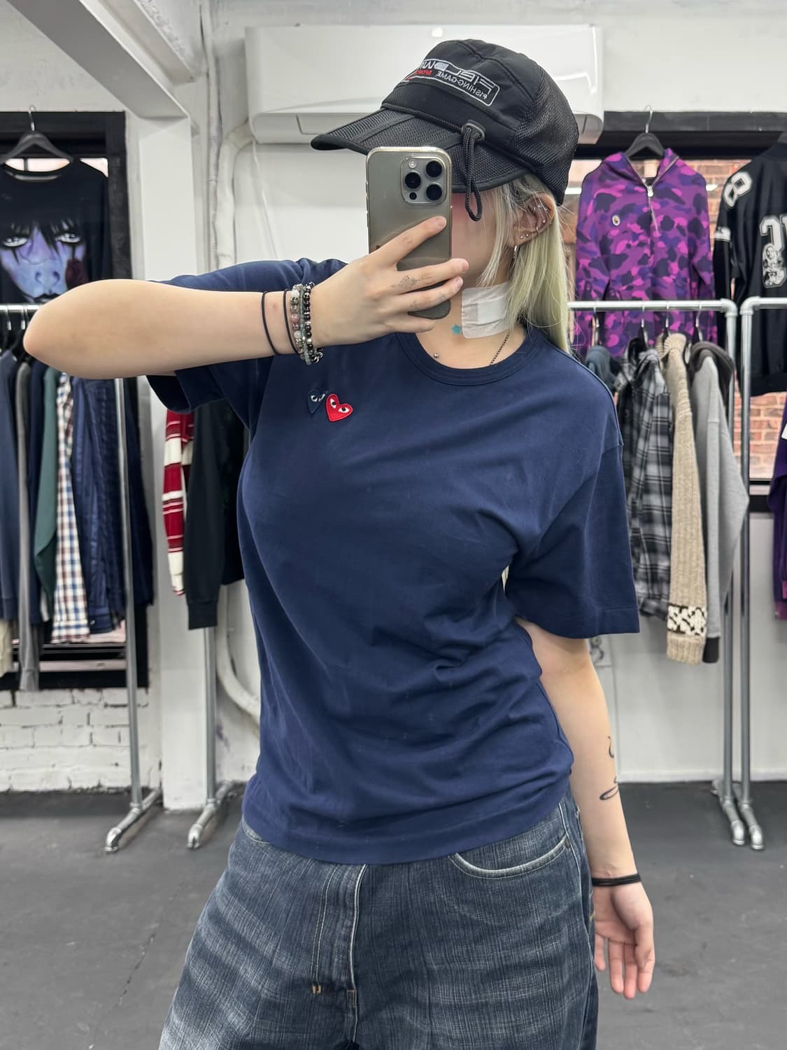 꼼데가르송 더블와펜 티셔츠 상품이미지3